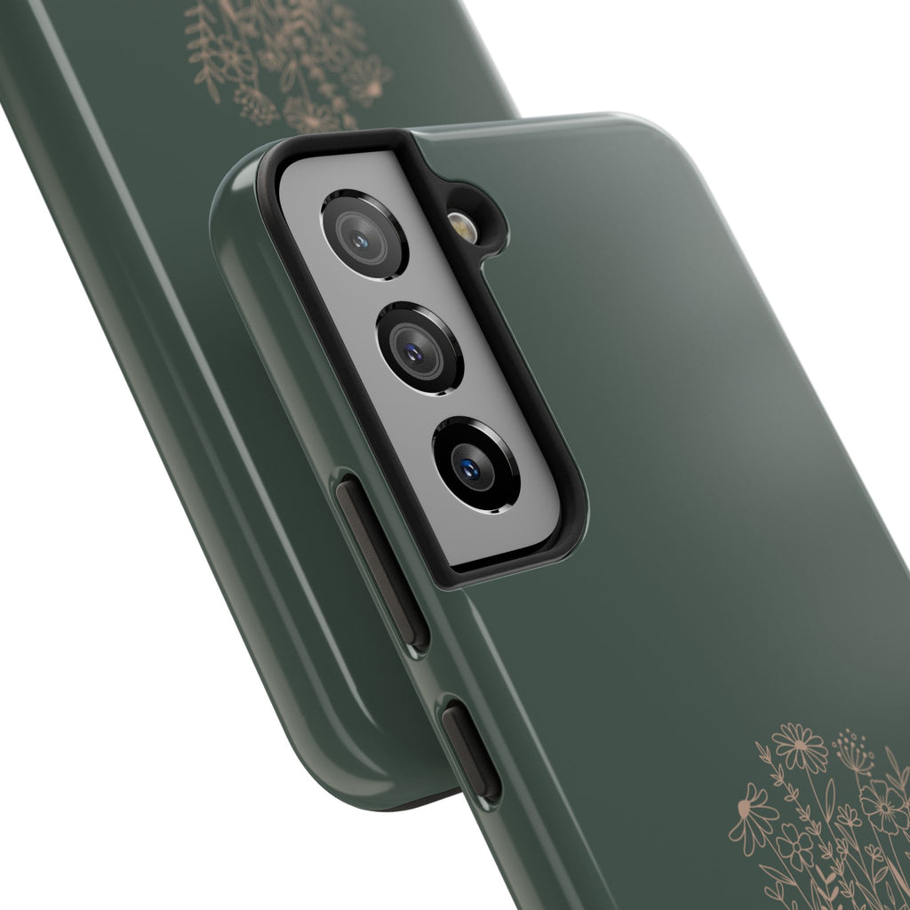 Tough Phone Case — 'It Is Well With My Soul' Floral Protective Phone Cover