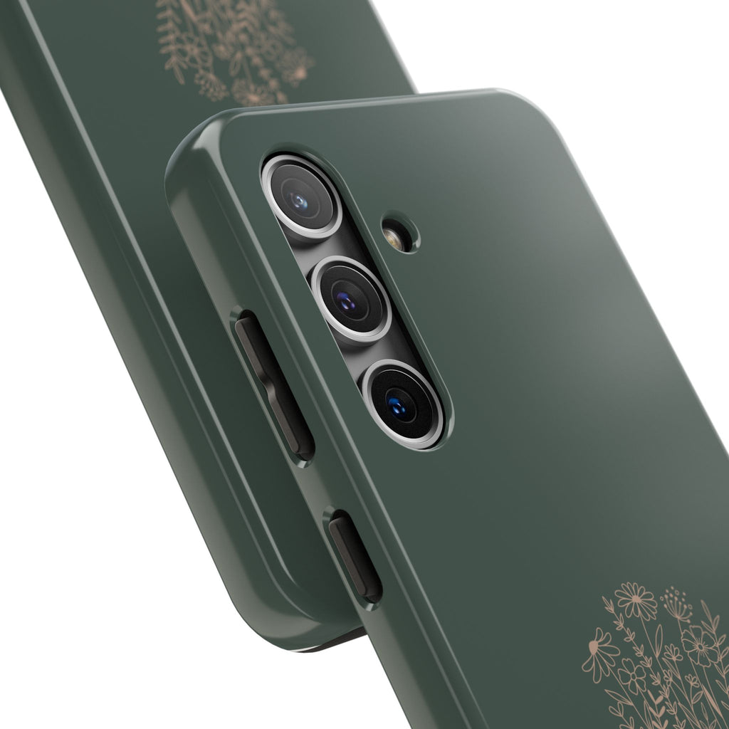 Tough Phone Case — 'It Is Well With My Soul' Floral Protective Phone Cover