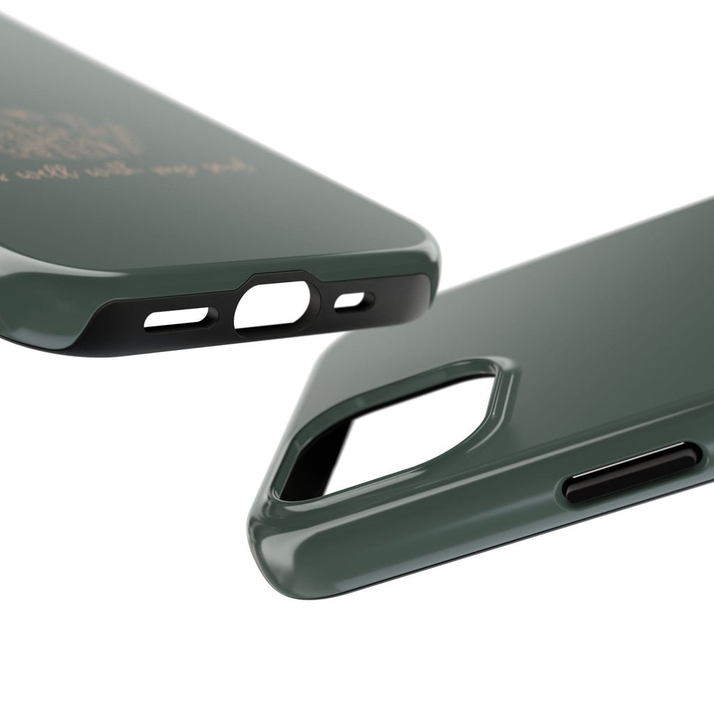 Tough Phone Case — 'It Is Well With My Soul' Floral Protective Phone Cover