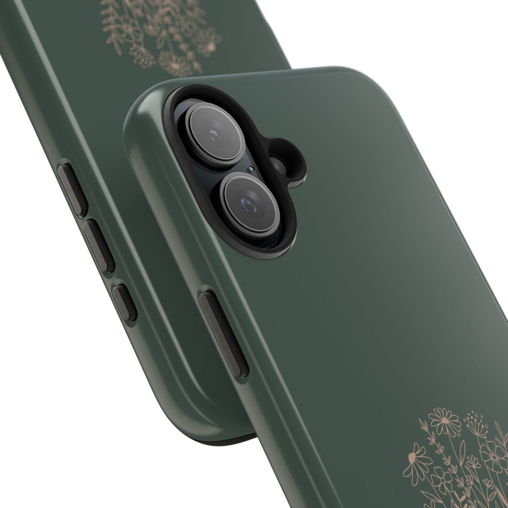 Tough Phone Case — 'It Is Well With My Soul' Floral Protective Phone Cover