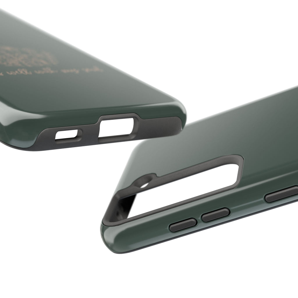 Tough Phone Case — 'It Is Well With My Soul' Floral Protective Phone Cover