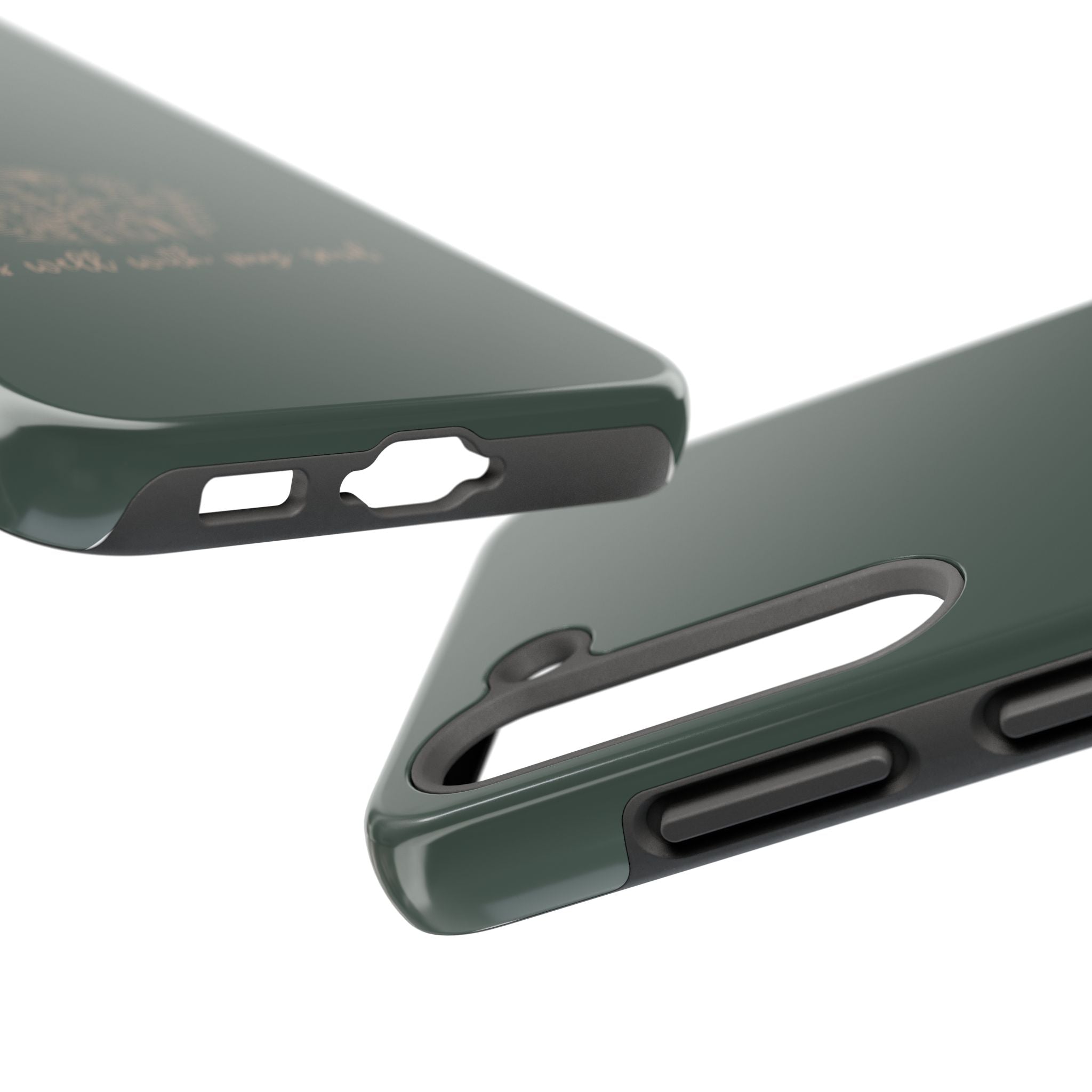 Tough Phone Case — 'It Is Well With My Soul' Floral Protective Phone Cover