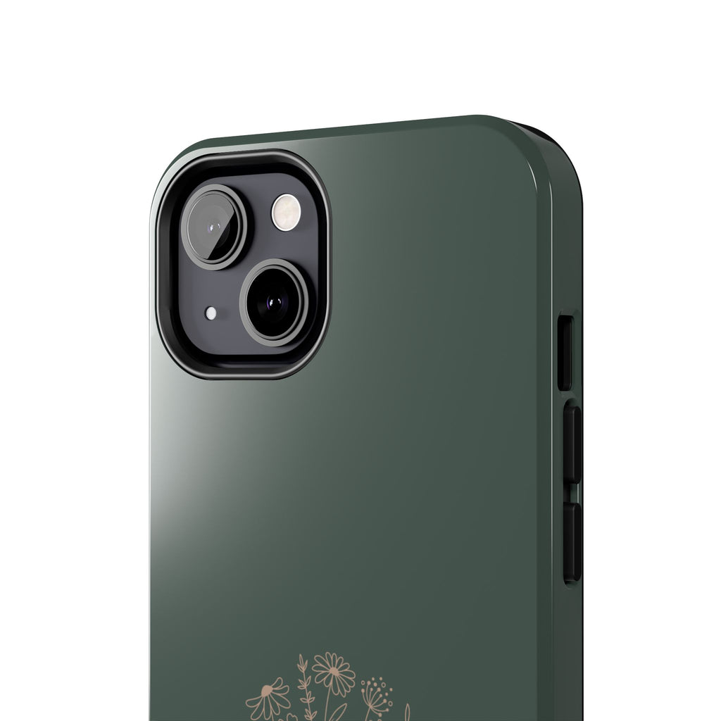 Tough Phone Case — 'It Is Well With My Soul' Floral Protective Phone Cover