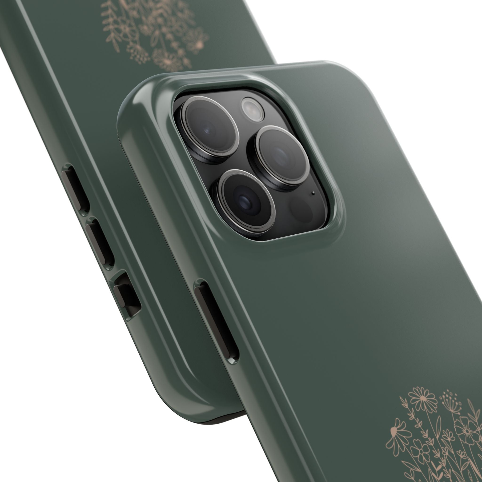 Tough Phone Case — 'It Is Well With My Soul' Floral Protective Phone Cover