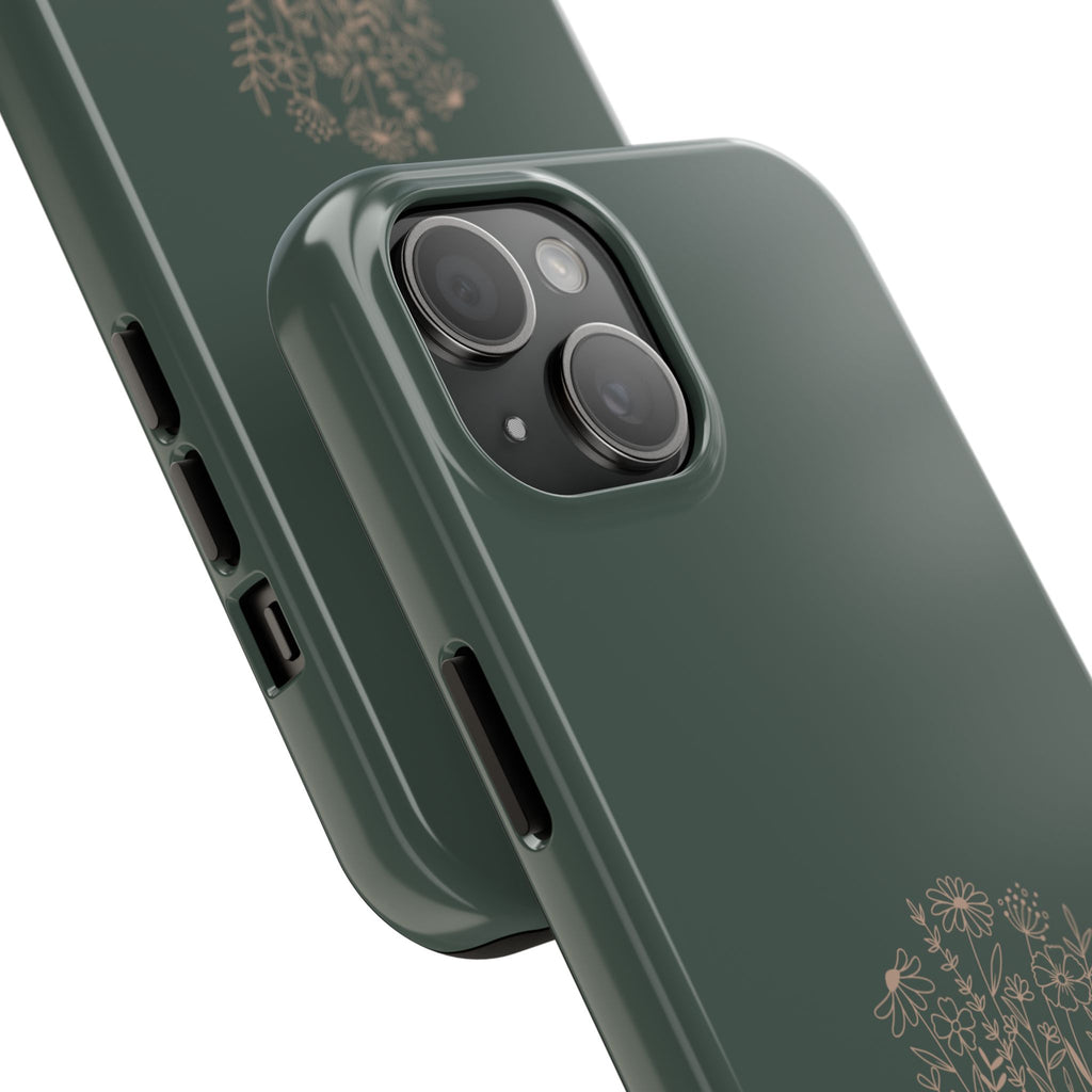 Tough Phone Case — 'It Is Well With My Soul' Floral Protective Phone Cover