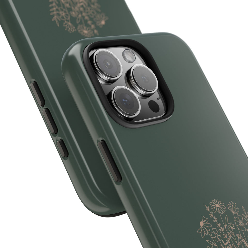 Tough Phone Case — 'It Is Well With My Soul' Floral Protective Phone Cover