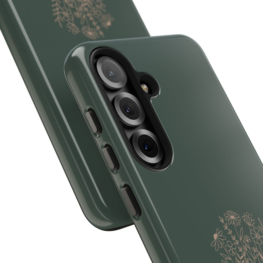 Tough Phone Case — 'It Is Well With My Soul' Floral Protective Phone Cover