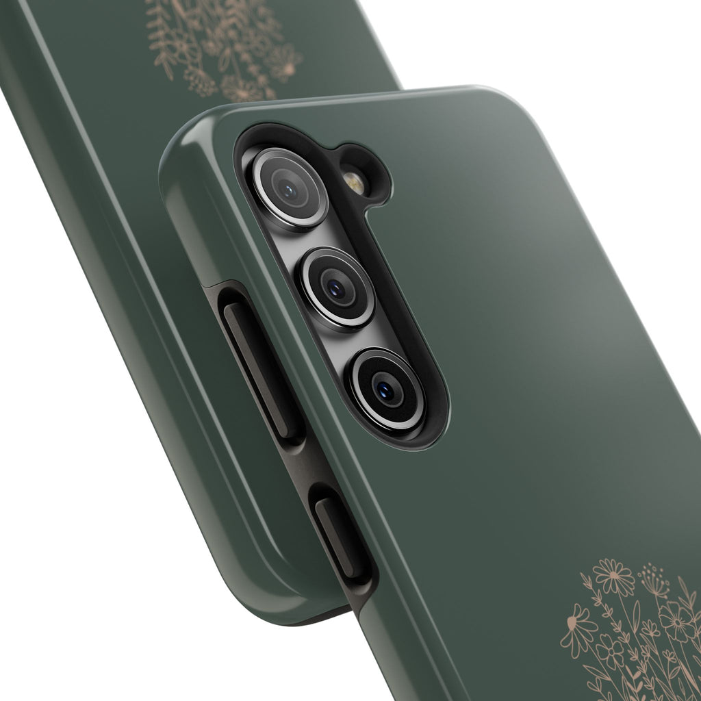 Tough Phone Case — 'It Is Well With My Soul' Floral Protective Phone Cover