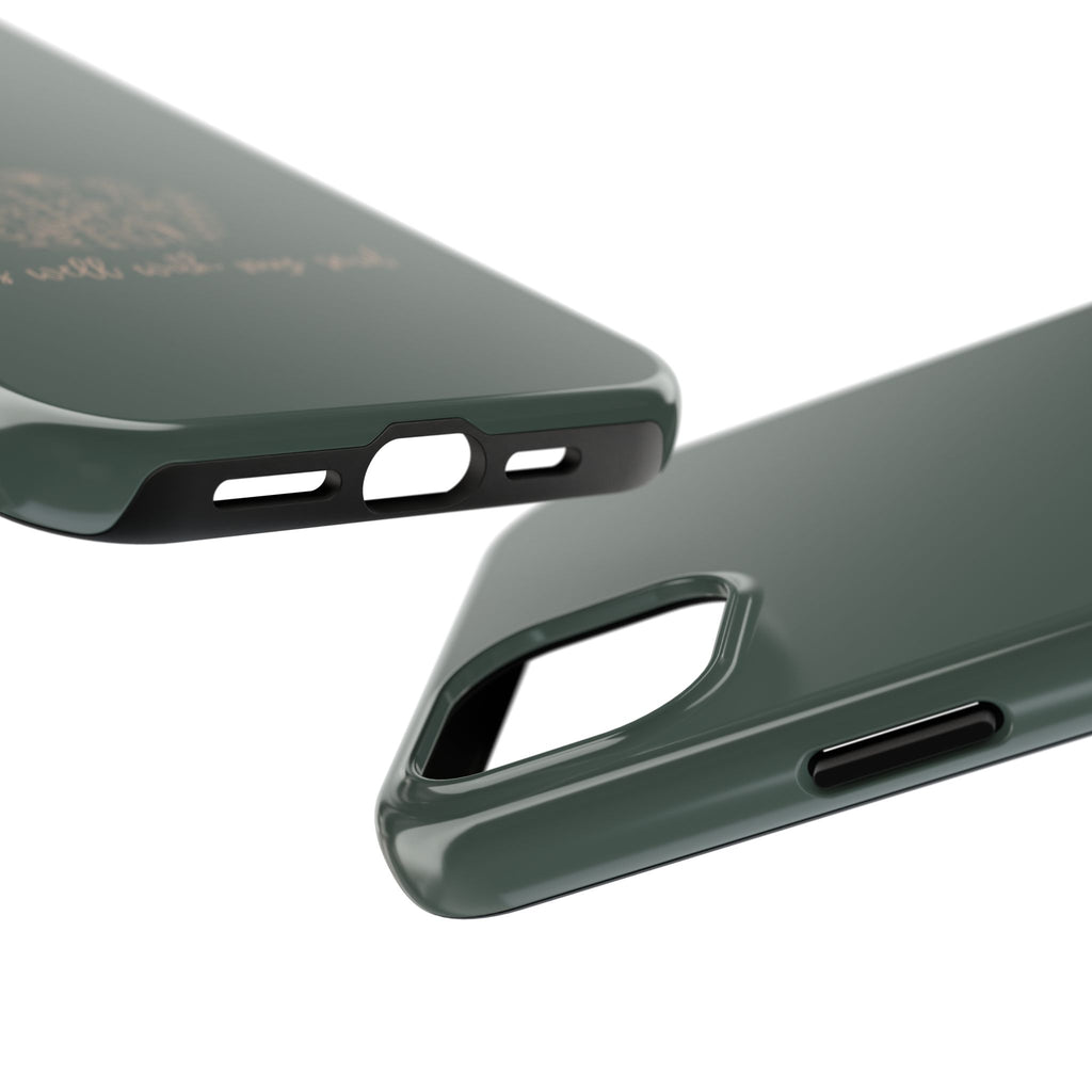 Tough Phone Case — 'It Is Well With My Soul' Floral Protective Phone Cover